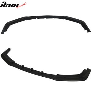 Fits 17-21 Honda Civic Sport Hatchback V3 Style 1PC Front Bumper Lip Spoiler PU - Image 5