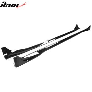 Fits 17-25 Tesla Model 3 Side Skirt Rocker Panel 4PCS Gloss Black Extension Kit - Image 4