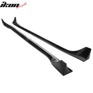 Fits 17-25 Tesla Model 3 Side Skirt Rocker Panel 4PCS Gloss Black Extension Kit - Image 5