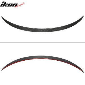 Fits 17-23 Tesla Model 3 OE Style Rear Trunk Spoiler Wing Real Carbon Fiber Lip - Image 4