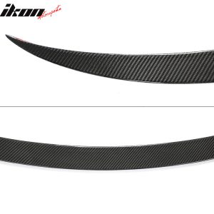 Fits 17-23 Tesla Model 3 OE Style Rear Trunk Spoiler Wing Real Carbon Fiber Lip - Image 5