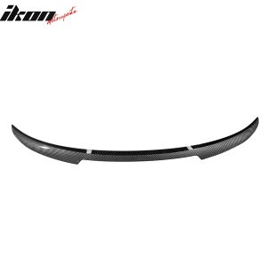 Fits 24-25 Tesla Model 3 V Style Trunk Spoiler Wing Lip Carbon Fiber Print ABS - Image 5