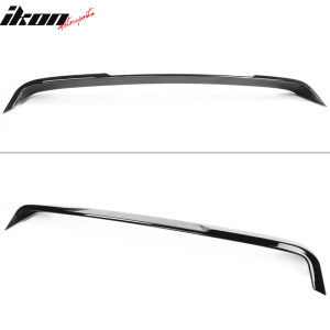 Fits 20-25 Toyota Corolla Sedan Gloss Black Roof Spoiler Wing IKON Style - Image 4
