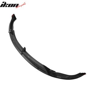 Fits 24-25 Tesla Model 3 IKON2 Style Front Bumper Lip Carbon Fiber Print PP 3PCS - Image 5