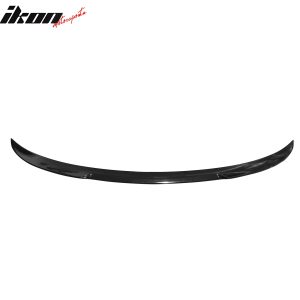 Fits 24-25 Tesla Model 3 V Style Rear Trunk Spoiler Wing Lip Lid Gloss Black ABS - Image 4