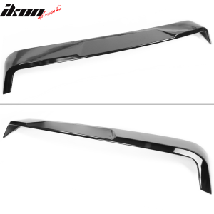 Fits 20-25 Toyota Corolla Sedan Gloss Black Roof Spoiler Wing IKON Style - Image 5