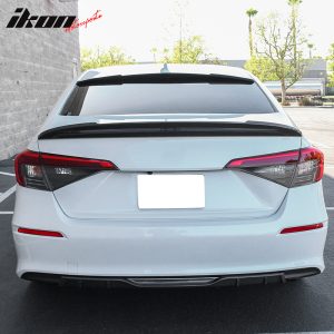 Fits 22-26 Honda Civic 11th Trunk Spoiler HPD Style Rear Wing Real Carbon Fiber - Image 5