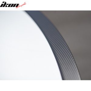 Fits 17-23 Tesla Model 3 OE Style Matte Carbon Fiber Rear Trunk Spoiler Wing - Image 5