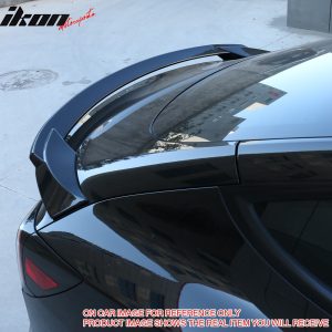 Fits 17-25 Tesla Model 3 Sport Style Carbon Fiber Print Rear Trunk Spoiler ABS - Image 4