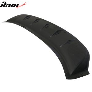 Fits 16-21 Honda Civic Sedan 4Dr Rear Roof Window Spoiler Wing Transparent Smoke - Image 4