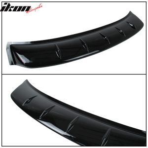 Fits 16-21 Honda Civic Sedan 4Dr Rear Roof Window Spoiler Wing Transparent Smoke - Image 5