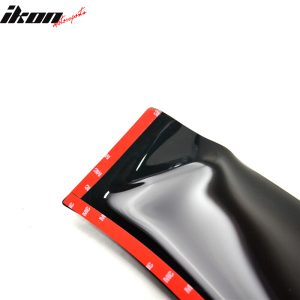 Fits 12-15 Honda Civic Sedan 4Dr Rear Roof Window Spoiler Sun Guard - Image 3