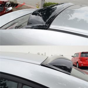 Fits 12-15 Honda Civic Sedan 4Dr Rear Roof Window Spoiler Sun Guard - Image 4