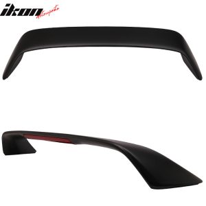 Fits 96-00 Honda Civic Coupe 2Dr EM Type R Rear Trunk Spoiler Wing 3rd Brake LED - Image 4
