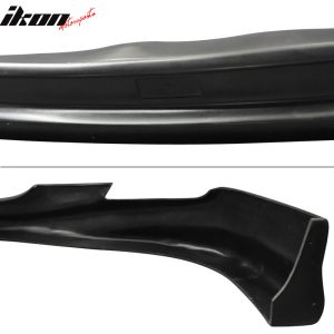 Fits 09-10 Toyota Corolla K-Style Unpainted Front Bumper Lip Spoiler - PU - Image 3