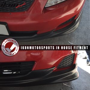 Fits 09-10 Toyota Corolla K-Style Unpainted Front Bumper Lip Spoiler - PU - Image 4