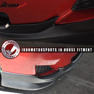 Fits 09-10 Toyota Corolla K-Style Unpainted Front Bumper Lip Spoiler - PU - Image 5