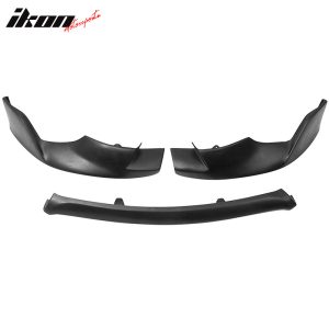 Fits 14-16 Toyota Corolla Base L LE Sport Style 3PCS Front Bumper Lip Spoiler PU - Image 4