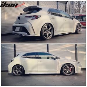 Fits 19-25 Toyota GR Corolla Hatchback Blitz Roof Spoiler Painted #218 Black - Image 3