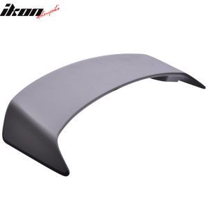 Fits 09-13 Toyota Corolla Rear Trunk Spoiler Wing W/LED Light Unpainted Black - Image 4