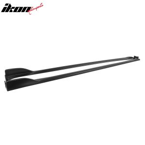 Fits 19-25 Toyota Corolla E210 Hatchback T Style Matte Black Side Skirts Rocker - Image 2