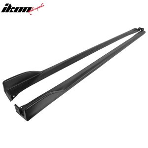 Fits 19-25 Toyota Corolla E210 Hatchback T Style Matte Black Side Skirts Rocker - Image 4