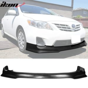 Fits 11-13 Toyota Corolla TR-D Style Front Bumper Lip Spoiler Splitter PU Kit - Image 1