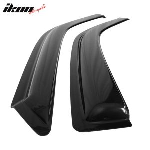 Fits 98-02 Toyota Corolla Window Visors Acrylic Sun Rain Deflector Guard 4Pc Set - Image 4