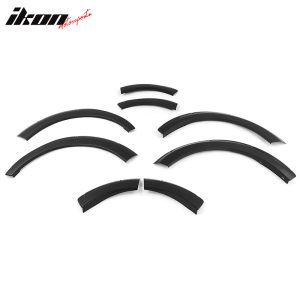 Fits 19-23 Toyota Corolla Auris E210 5Dr TOMS Style Matte Black Fender Flares 8P - Image 4