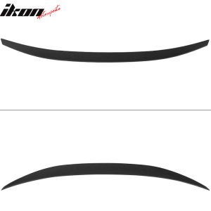 Fits 20-25 Toyota Corolla Sedan IKON Style Rear Trunk Spoiler Wing - Matte Black - Image 5