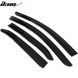 Fits 14-19 Toyota Corolla Sedan Acrylic Window Visors Wind Deflector 4Pc Set - Image 5