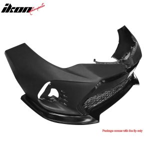 Fits 17-19 Toyota Corolla SE XSE Front Lip Air Dam Bumper Spoiler PU GT Style - Image 5