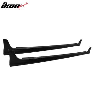 Fits 14-19 Toyota Corolla Sedan Type S Mapisa Side Skirts Extension Panel PU - Image 3