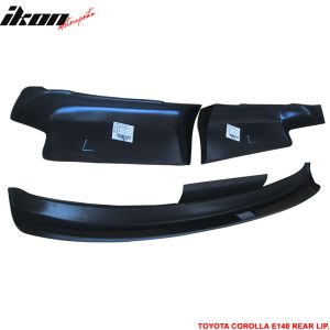 Fits 11-13 E140 Corolla S 10 & 10.5 Gen Conversion Rear Bumper Lip Sport PP - Image 3