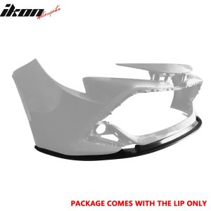 Fits 19-22 Toyota Corolla SE/XSE Hatchback MDA Style Front Bumper Lip Spoiler PU - Image 3