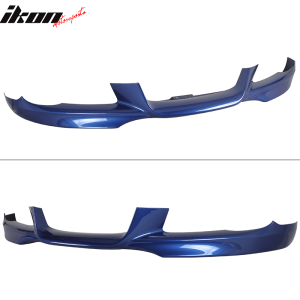 Fits 07-10 BMW E92 E93 3-Series M-Tech Montego Blue Metallic PP Front Bumper Lip - Image 4