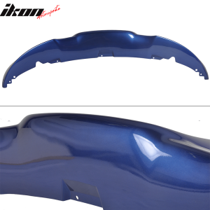 Fits 07-10 BMW E92 E93 3-Series M-Tech Montego Blue Metallic PP Front Bumper Lip - Image 5