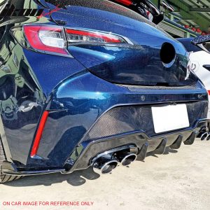 Fits 19-22 Toyota Corolla E210 Hatchback 5Dr T Style Rear Bumper Lip Diffuser - Image 4