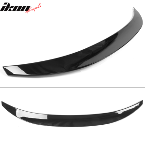 Fits 20-25 Toyota Corolla Sedan IKON Style Rear Trunk Spoiler Wing - Gloss Black - Image 3