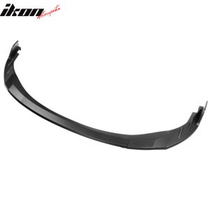 Fits 20-24 Toyota Corolla L LE XLE Hybrid LE Front Bumper Lip Matte Black 3PC - Image 4