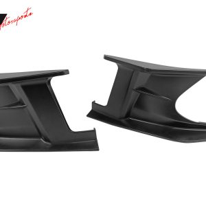 Fits 19-25 Toyota Corolla 5DR Front Bumper Canards Matte Black ABS Side Spoiler - Image 3