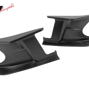 Fits 19-25 Toyota Corolla 5DR Front Bumper Canards Matte Black ABS Side Spoiler - Image 5