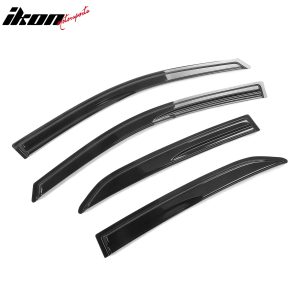 Fits 09-13 Toyota Corolla Mugen Style Window Visors Acrylic Rain Guard Vent 4PC - Image 4