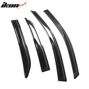 Fits 09-13 Toyota Corolla Mugen Style Window Visors Acrylic Rain Guard Vent 4PC - Image 5