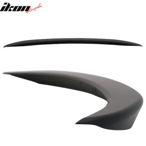 Fits 14-19 Toyota Corolla OE Style Rear Trunk Spoiler Wing Lip ABS Matte Black - Image 4