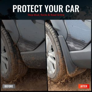 Fits 22-26 Toyota Corolla Cross Front & Rear Fender Mud Flaps Splash Guards PP - Image 5