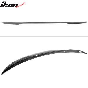 Fits 19-26 BMW 3-Series G20 G80 M3 P Style Rear Trunk Spoiler Real Carbon Fiber - Image 4