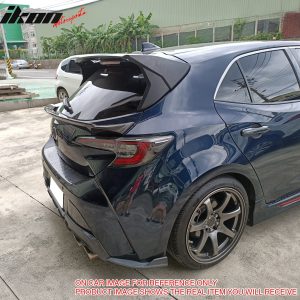 Fits 19-25 Toyota GR Corolla E210 Hatchback 3PCS Rear Roof Spoiler Matte Black - Image 3