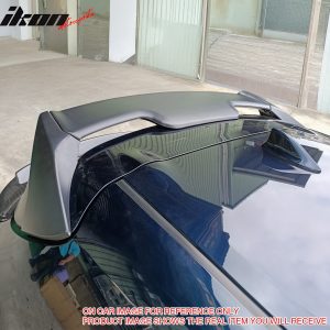 Fits 19-25 Toyota GR Corolla E210 Hatchback 3PCS Rear Roof Spoiler Matte Black - Image 4