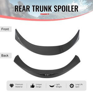 Fits 19-26 Toyota Corolla Trunk Spoiler Carbon Fiber Print JDM Style Rear Wing - Image 3